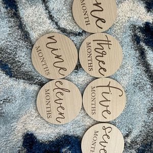 Baby Milestone 1st Year Picture Props